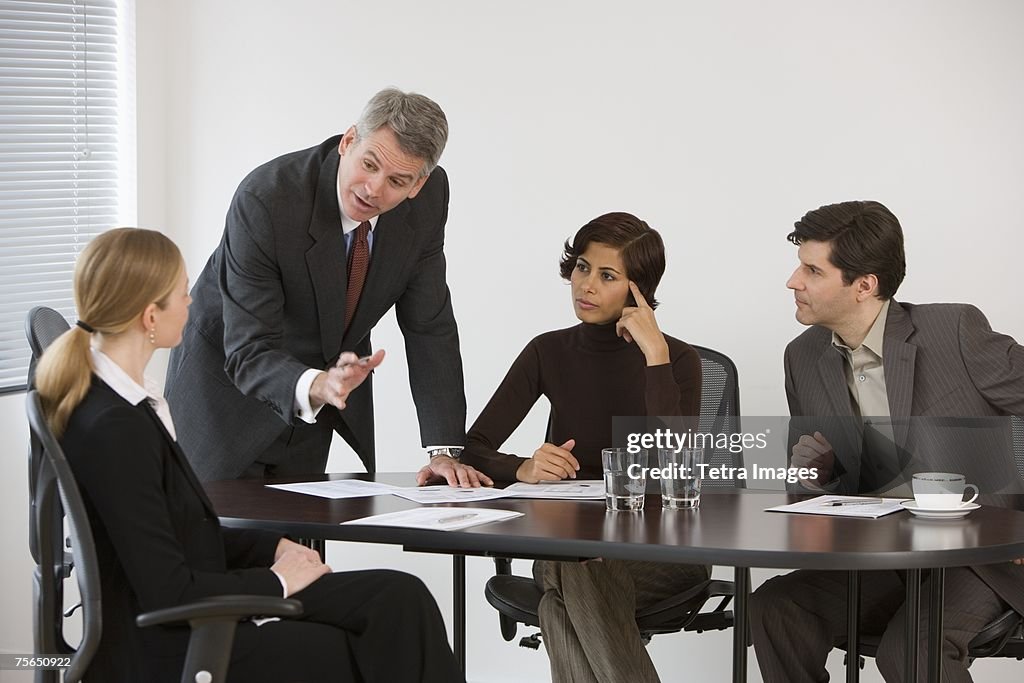 Group of businesspeople in meeting