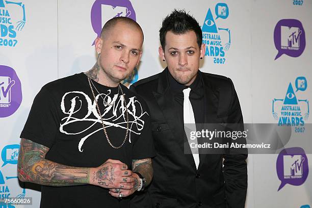 Benji Madden and Joel Madden of Good Charlotte