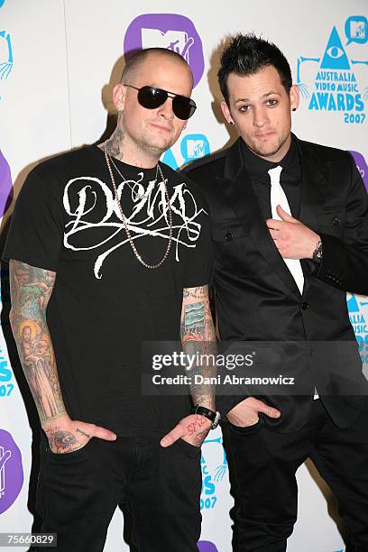 Benji Madden and Joel Madden of Good Charlotte