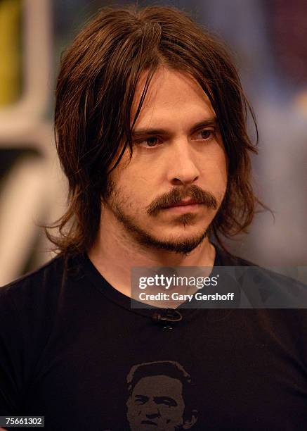 Musical artist Ben Gillies of Silverchair Visits "The Sauce" at Fuse Studios on July 25th, 2007 in New York City.