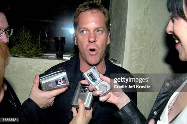 Kiefer Sutherland *Exclusive*