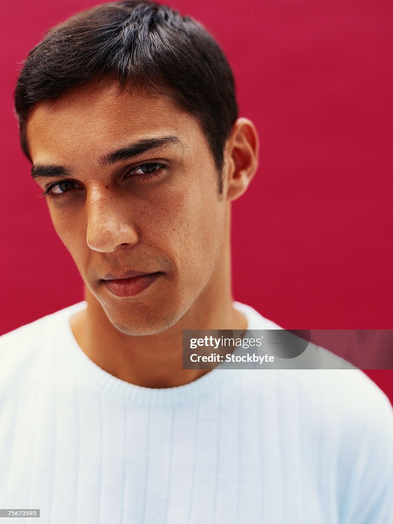 Young man, portrait, close-up