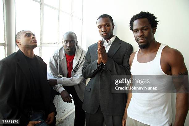 Williams, Michael K. Williams, Jamie Hector and Gbenga Akinnagbe