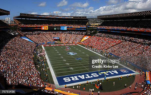 General view of Aloha Stadium during the NFL Pro Bowl in Honolulu, HI on Saturday, February 10, 2007.