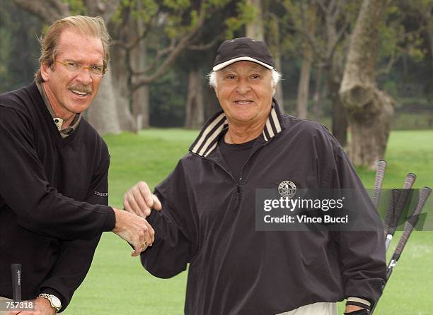 Television host Pat O''Brien and actor Robert Loggia attend the 3rd Annual Academy of Television Arts and Sciences Foundation Celebrity Golf Classic...