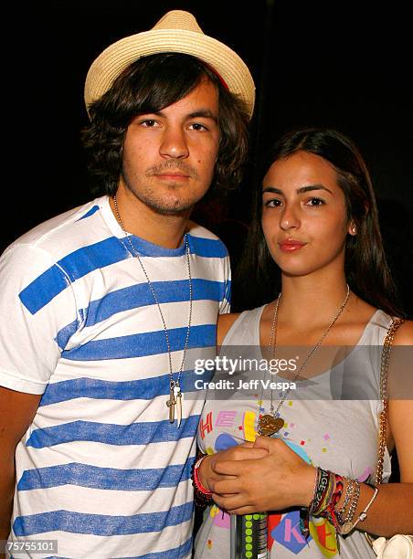 Actors Jordy Masterson and Alanna Masterson attend the opening reception for "Stories:" New Photographs by Shalon Goss at a private venue on July 26,...