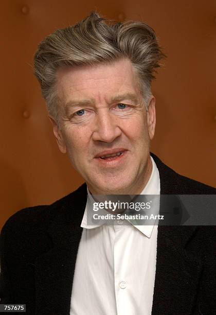 Director David Lynch arrives at the Miramax pre-Oscar nominee party March 23, 2002 in Los Angeles, CA.