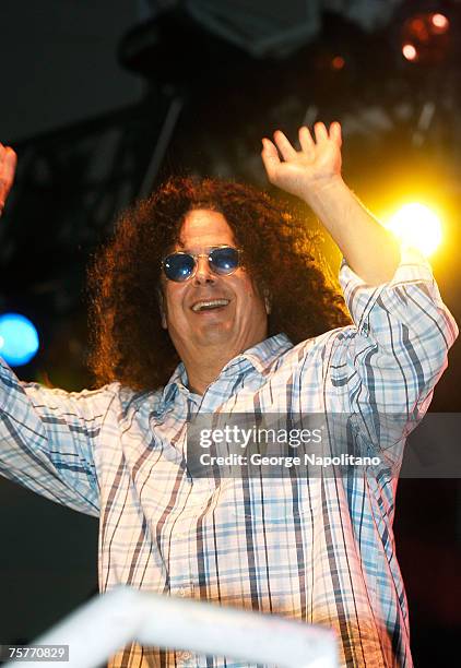 Flo of the Turtles perform as part of "Hippiefest" during the Seaside Summer Concert Series in Brooklyn, NY.