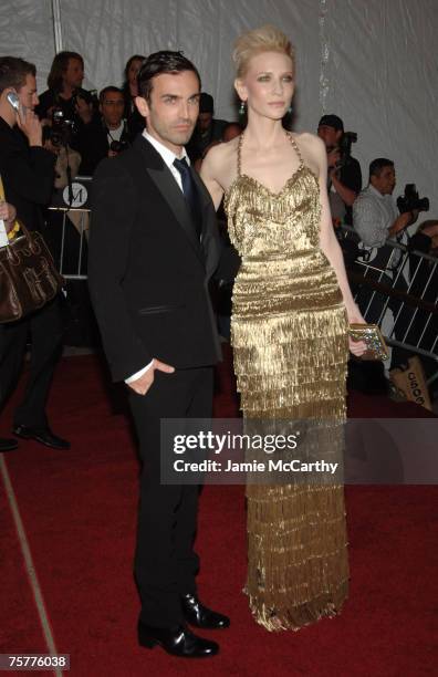 Nicolas Ghesquiere and Cate Blanchett