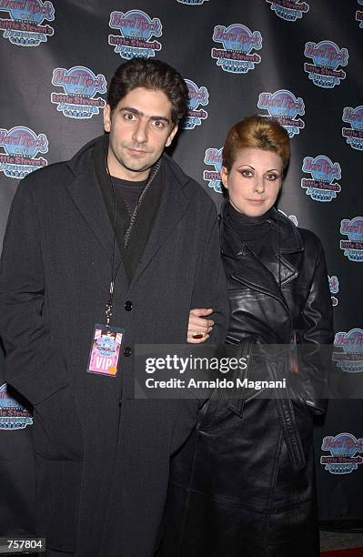 "Sopranos" star Michael Imperioli and his wife attend the launch of Little Steven Van Zandt's Underground Garage Radio Show at Hard Rock Cafe April...