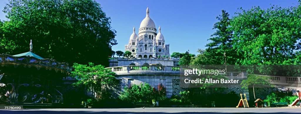 France, Paris, Sacre-couer cathedral