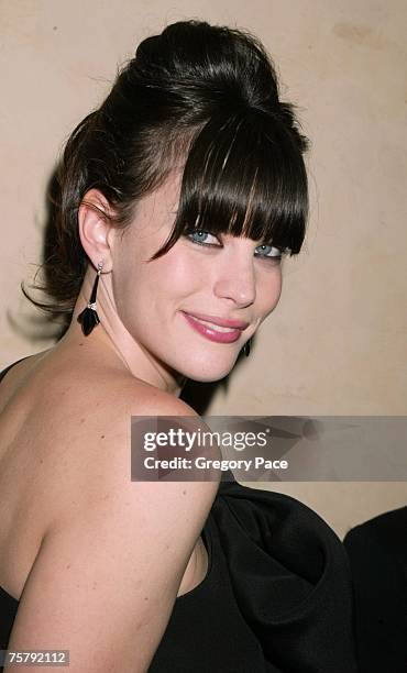 Liv Tyler wearing a Givenchy dress