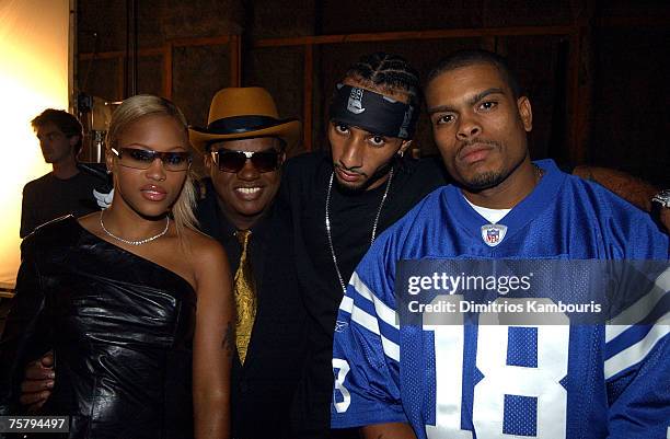 Eve, Ron Isley, Swizz Beatz and director Benny Boom