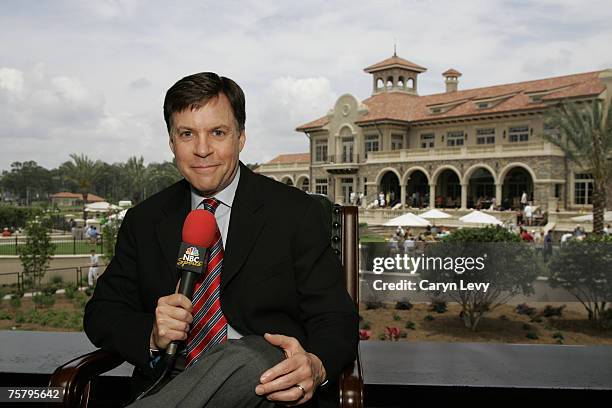 Bob Costas during the third round of THE PLAYERS Championship held on THE PLAYERS Stadium Course at TPC Sawgrass in Ponte Vedra Beach, Florida, on...