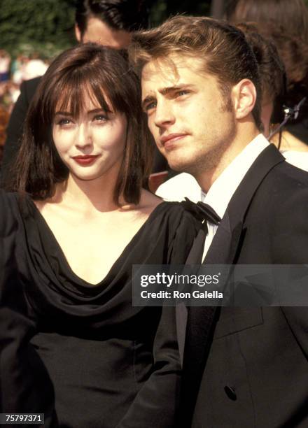 Shannen Doherty and Jason Priestley