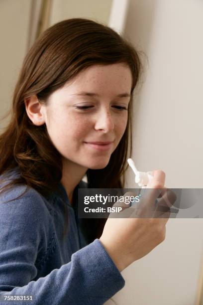 Using Mouth Spray Mouth Spray Photos and Premium High Res Pictures - Getty Images