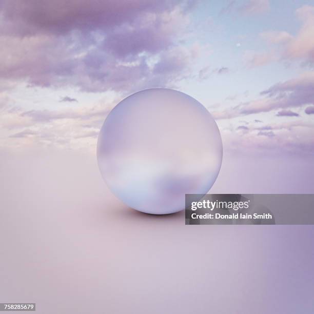 sphere in clouds - super computing stock pictures, royalty-free photos & images