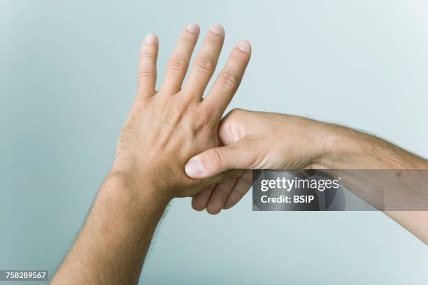 do-in - pressure-point stock pictures, royalty-free photos & images