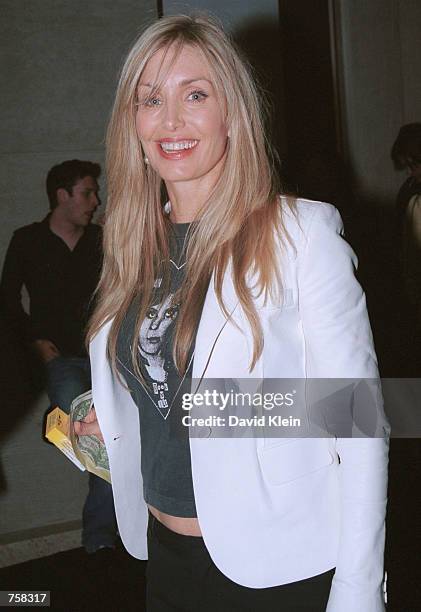 Actress Heather Thomas attends the Gucci party celebrating photographer Ron Galella's new book "The Photographs of Ron Galella," March 20, 2002 in...