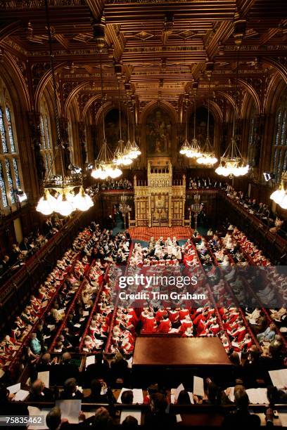 State Opening of Parliament in House of Lords, London, United Kingdom