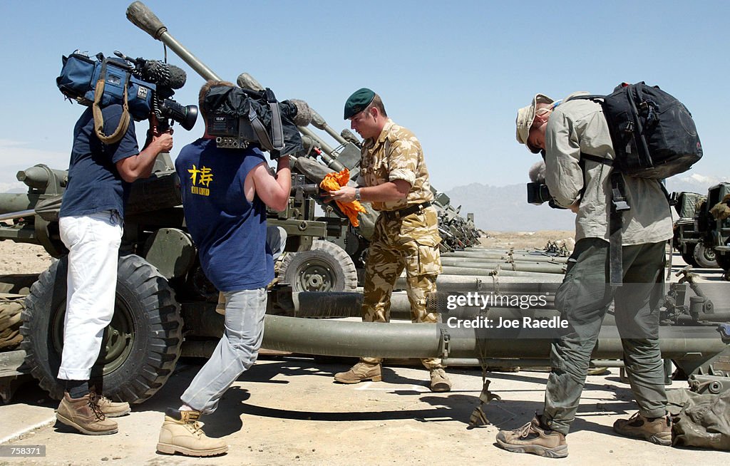 British Troops At Bagram Air Base In Afghanistan