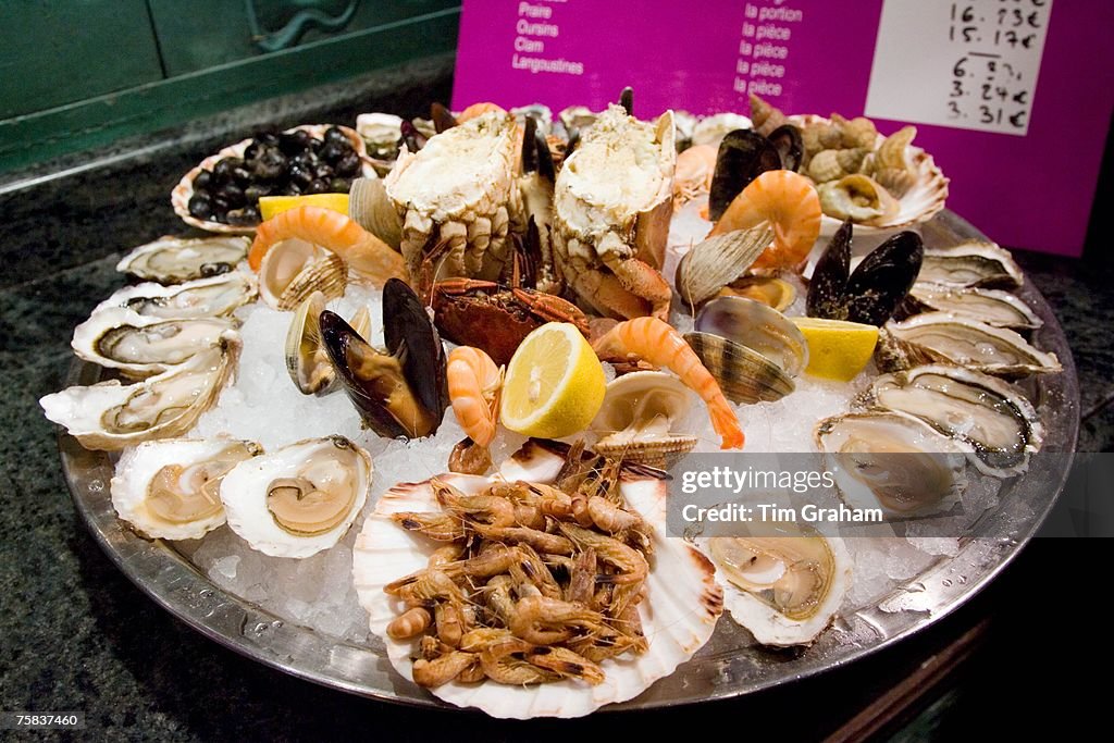 Seafood Platter, Paris, France