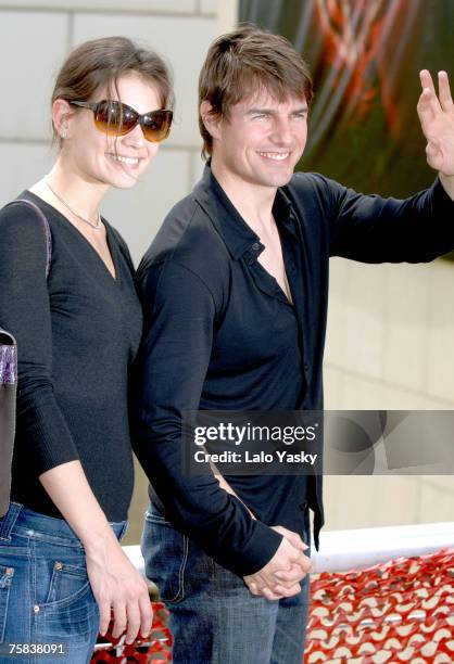 Katie Holmes and Tom Cruise