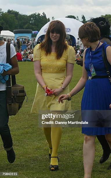 Kate Nash at Ben and Jerry's Sundae on July 28, 2007 in London, United Kingdom.