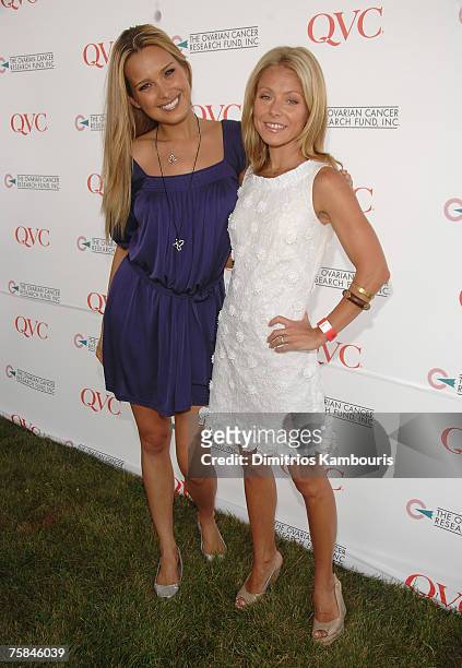 Petra Nemcova and Kelly Ripa attend the 10th Annual Super Saturday hosted by Donna Karan, Charla Lawhon and Instyle at Nova's Ark Project on July 28,...