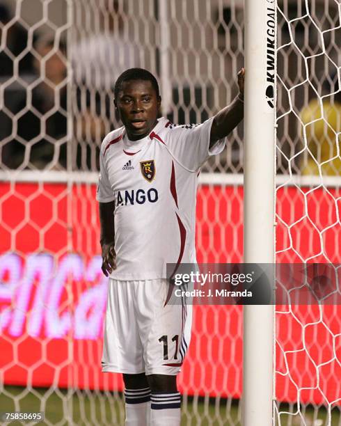 Real Salt Lake's Freddy Adu against Chivas USA at the Home Depot Center, in Carson, California on April 21, 2007.