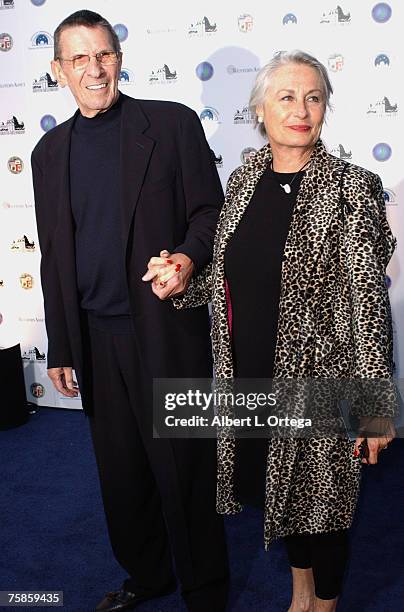 Leonard Nimoy and Susan Bay