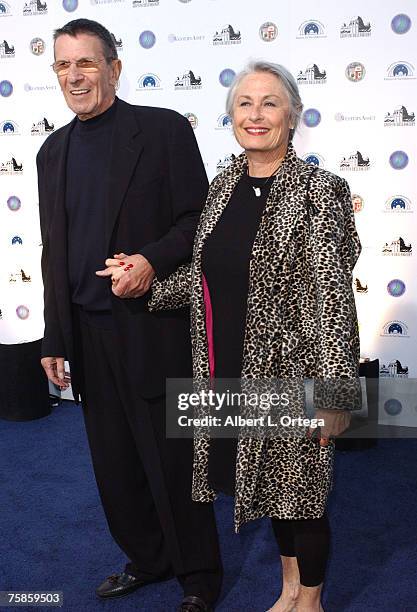 Leonard Nimoy and Susan Bay