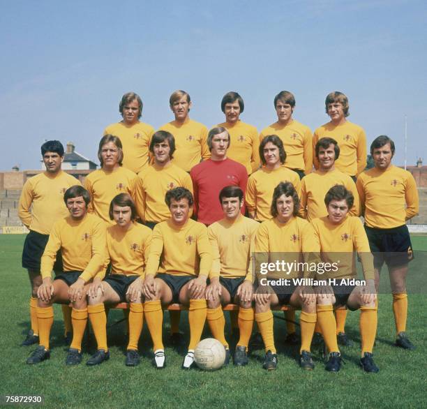 The 1971 Watford F.C. Team at their Vicarage Road ground.