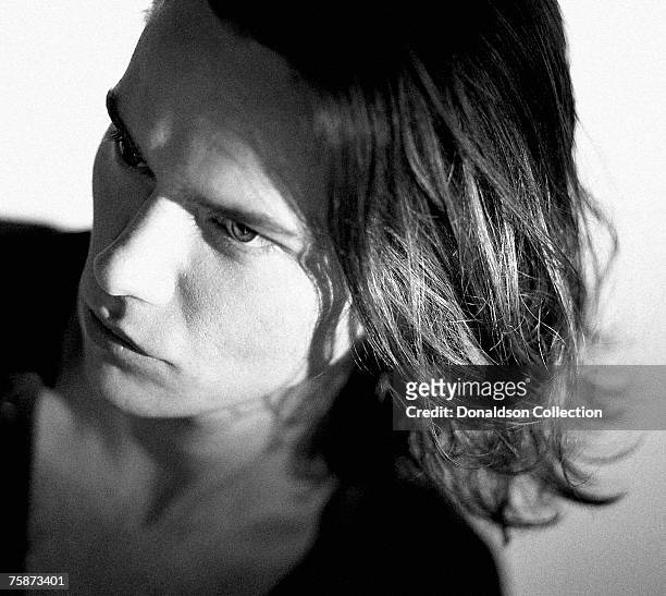 Actor River Phoenix poses at a photo shoot in a studio in Los Angeles,California. These were the last photos shot of River Phoenix who died on...