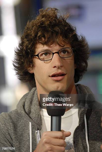 Comedian Adam Samberg at MTV TRL Studios on July 30, 2007 in New York City