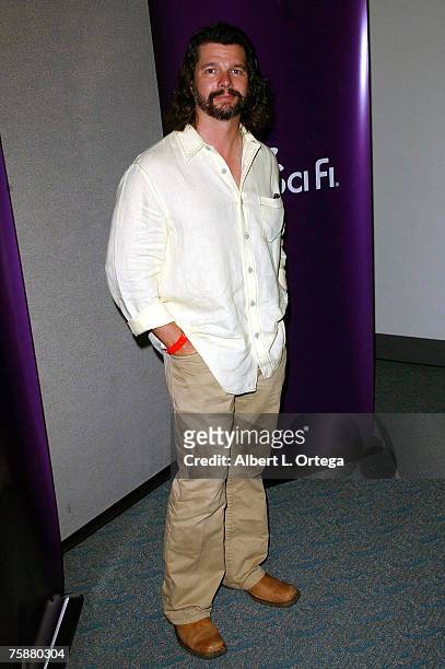 Producer Ron Moore of "Battlestar Galactica" attends the 2007 Comic-Con International on July 27, 2007 at the San Diego Convention Center in San...