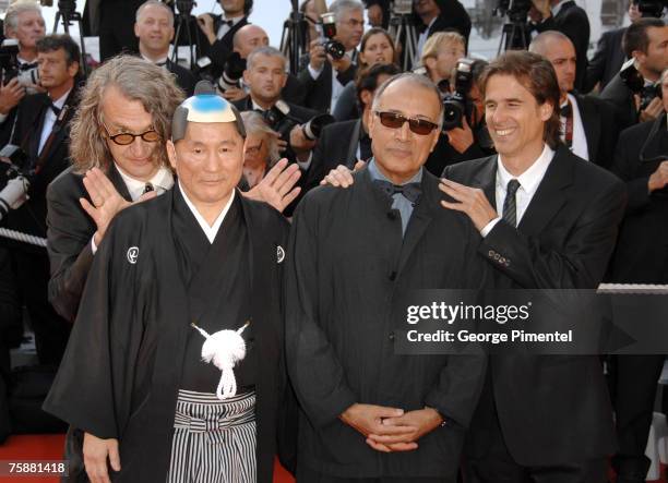 Wim Wenders, Takeshi Kitano, Abbas Kiarostami, and Walter Salles