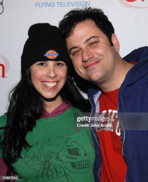 Sarah Silverman and Jimmy Kimmel