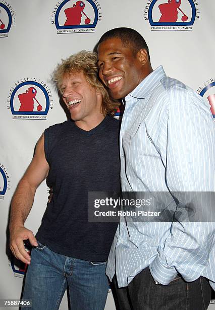 Jon Bon Jovi and Michael Strahan