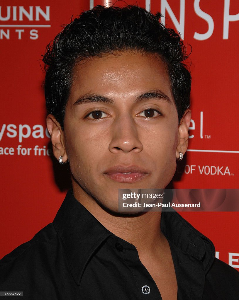 Actor Rudy Youngblood arrives at the Inspi Event held at Mood on July