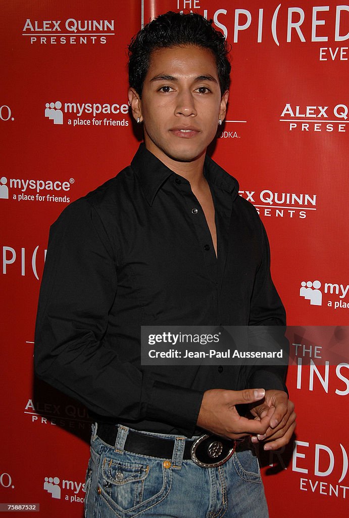 Actor Rudy Youngblood arrives at the Inspi Event held at Mood on July