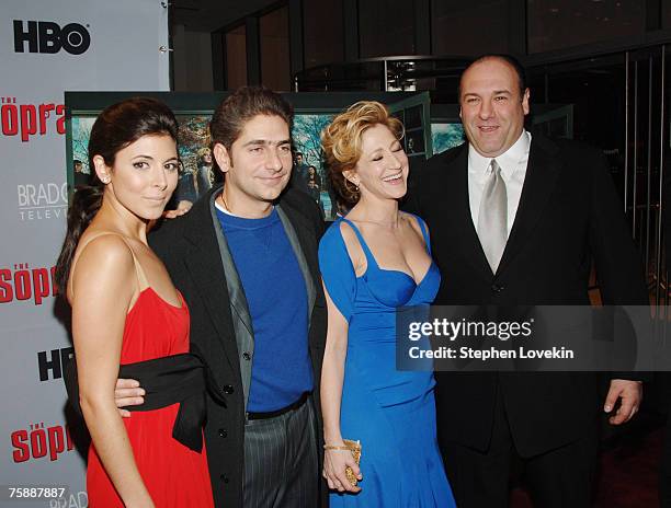 Jamie-Lynn Sigler, Michael Imperioli, Edie Falco, and James Gandolfini