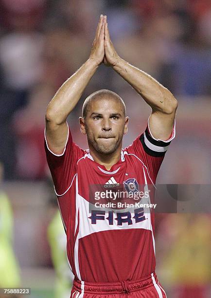 Chicago Fire's Chris Armas during game against the New York Red Bulls at Toyota Park in Bridgeview, Illinois on Sunday, September 3, 2006. The Fire...