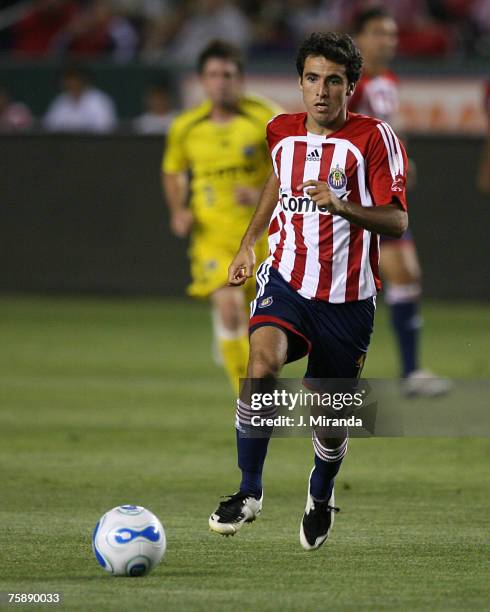 Chivas USA's Jonathan Bornstein return to the lineup against the Columbus Crew at the Home Depot Center July 14, 2007 in Carson, CA.