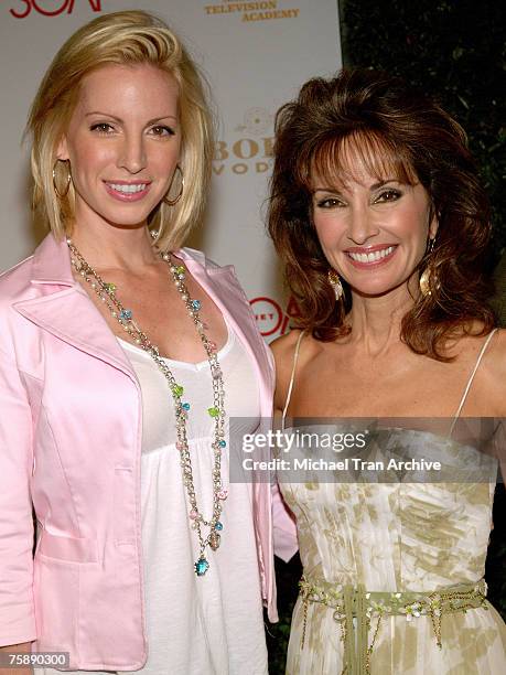 Liza Huber and Susan Lucci