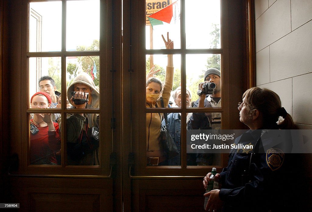 Middle East Protest at UC Berkeley Campus