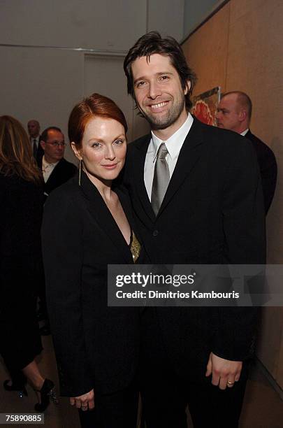 Julianne Moore and Bart Freundlich