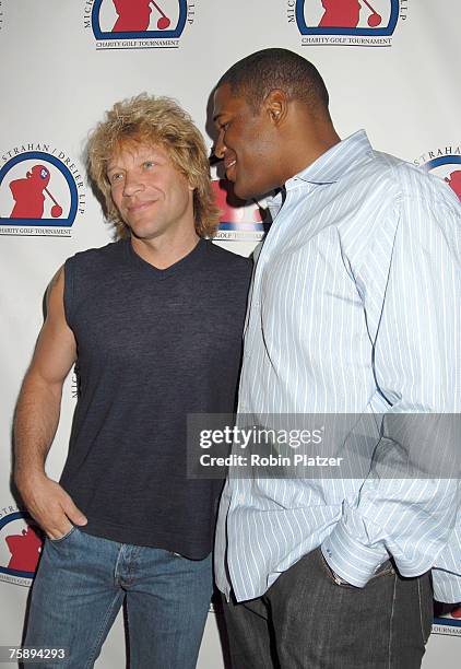 Jon Bon Jovi and Michael Strahan