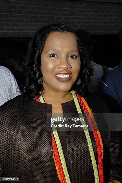 Socialite Sherry Bronfman attends the Evidence Dance Company Cocktail Reception at a private residence on July 31 2007 in New York City.