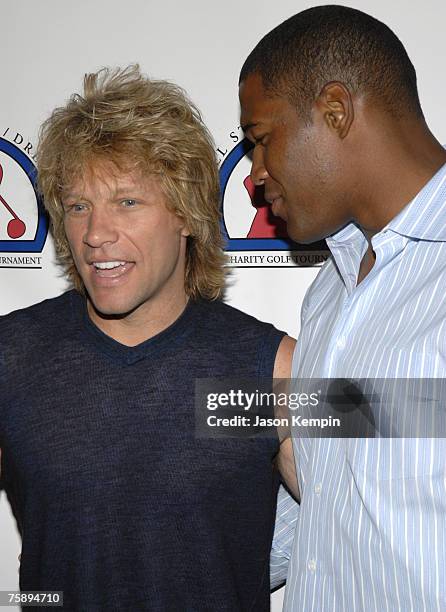 Jon Bon Jovi and Michael Strahan